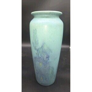 Rookwood Pottery Double Vellum Vase Sally Coyne 1930 Iris Arts Crafts Matte